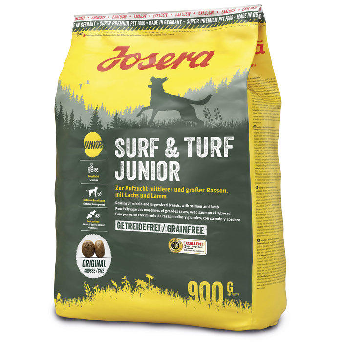 Muestra Perro Surf & Turf Junior, JOSERA, 90g