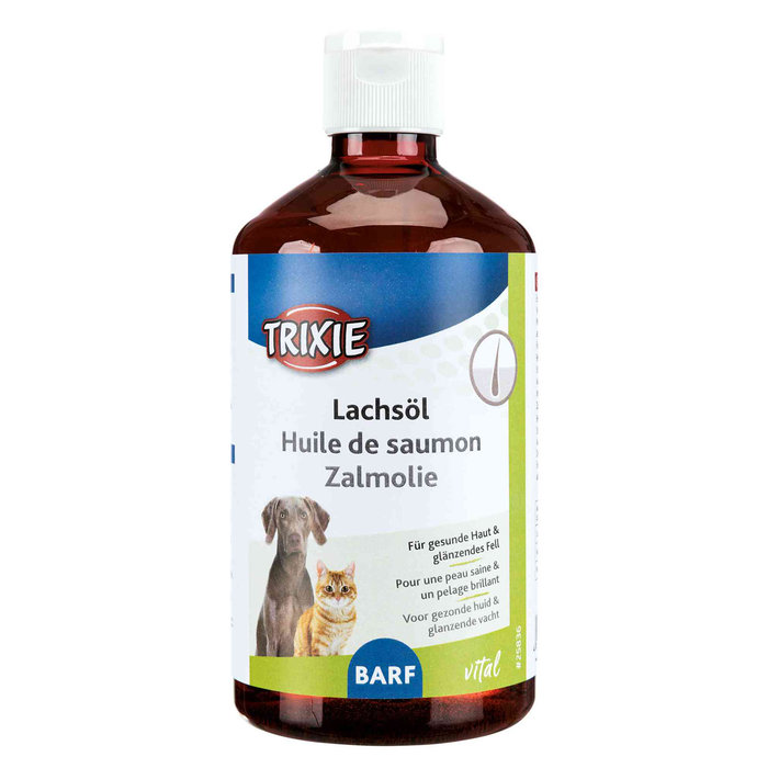 Salmon Oil, dog/cat, D/FR/NL, 500 ml