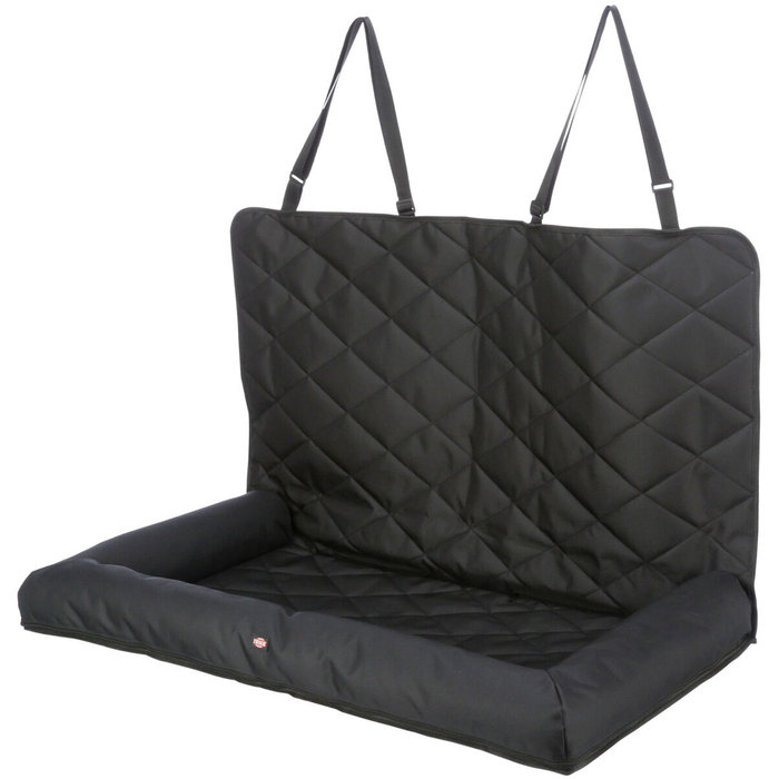 Asiento para coches, doble, doble, 95 × 10 × 50 cm, Negro