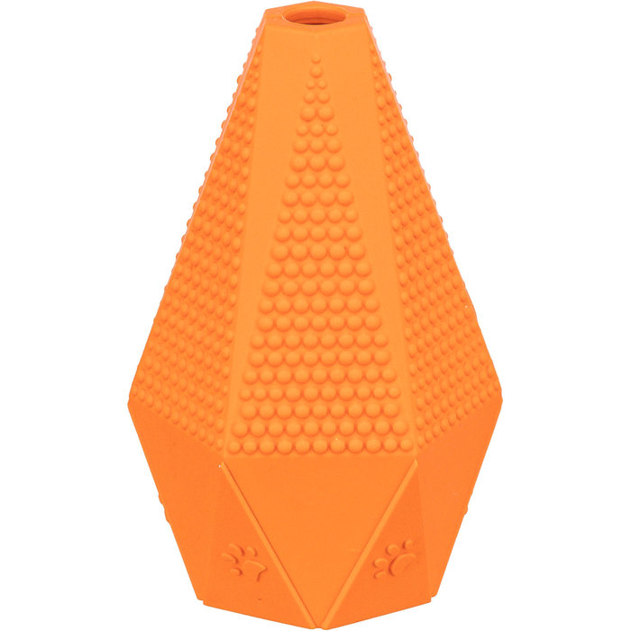 Saltador, natural caucho, 10 cm, Naranja Claro