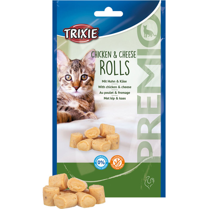 PREMIO Chicken & Cheese Rolls, 50 g