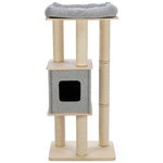 Poste Rascador Luan, 129 cm, Gris