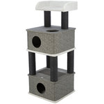 Poste Rascador Almira, 128 cm, Gris