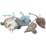 Ratón, felpa/tela, 8 cm
