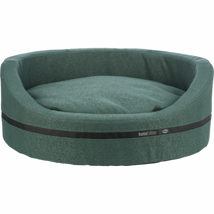 Cama CityStyle, oval, 65 × 55 cm, Verde Oscuro