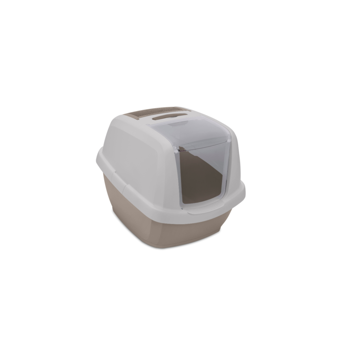 Bandeja higiénica MADDY JUNIOR, 57x41x43 cm, Blanco/Gris