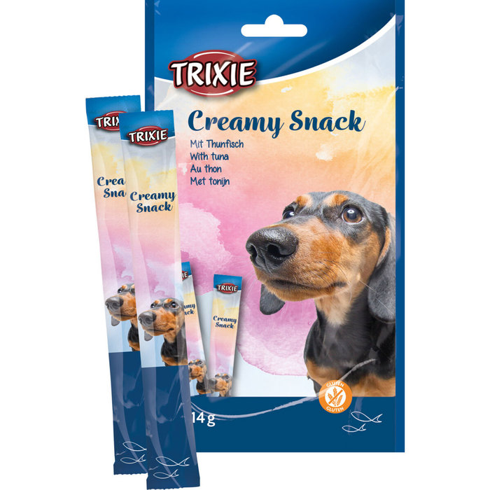 Snack cremoso con atún, 5 × 14 g