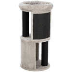 Poste Rascador para gatos Giorgia, ø 38 × 82 cm, gris