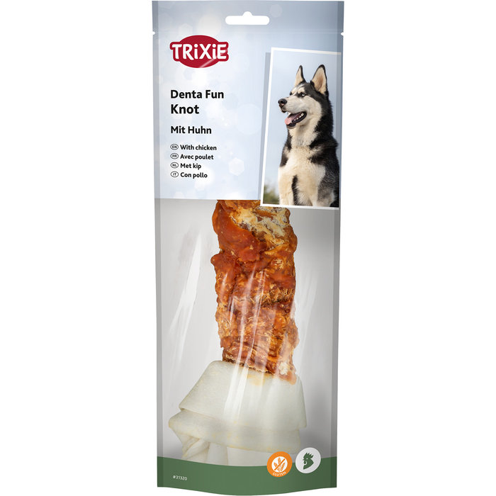 Hueso Anudado Denta Fun, Light, Pollo, 220 g/25 cm