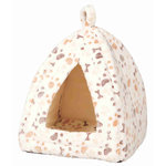 Lingo cuddly cave, 32 × 42 × 32 cm, white/beige