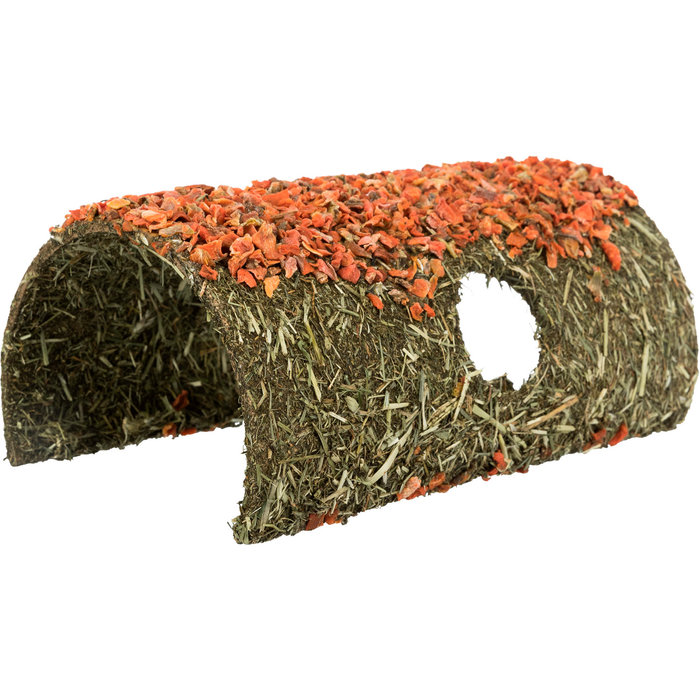 Cave with carrot, natural fibre, 15 × 12 × 25 cm