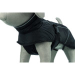 Abrigo de invierno Brizon, L, 62 cm, Negro