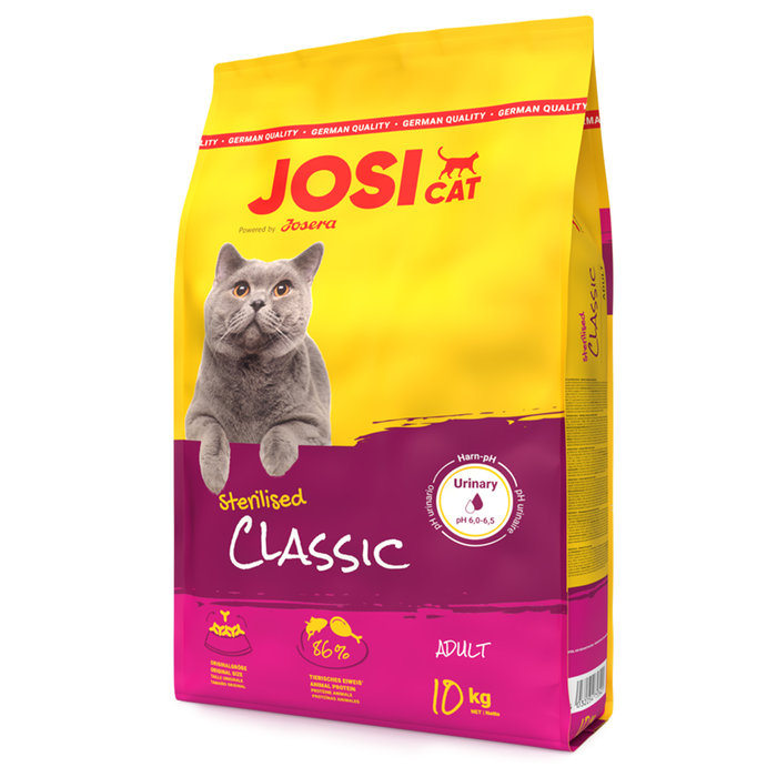 Saco Gato Esterilizado Clásico, JOSICAT, 10kg