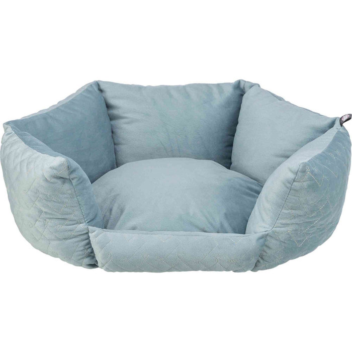 Cama Natalya, redonda, ø 50 cm, Azul hielo