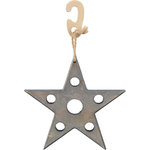 Estrella para jugar y merendar, 14 × 17 cm, Gris