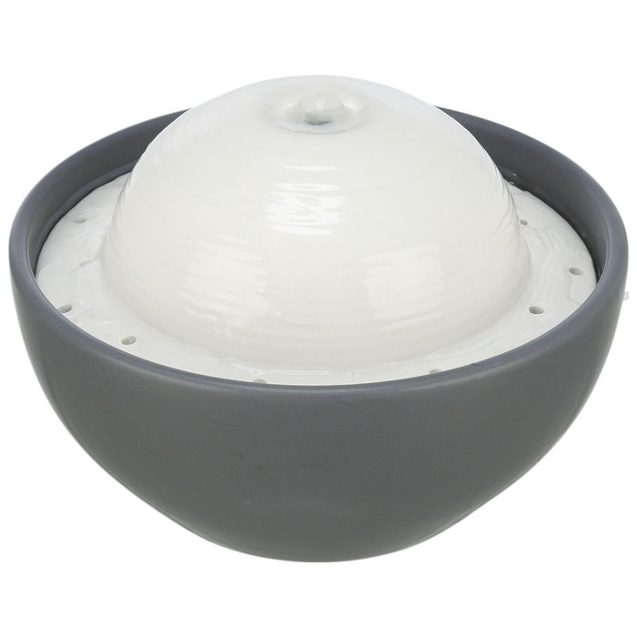 Fuente Vital Dome, cerámica, Gris/Blanco