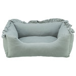 Cama Amelie, cuadrada, 100 × 70 cm, Salvia