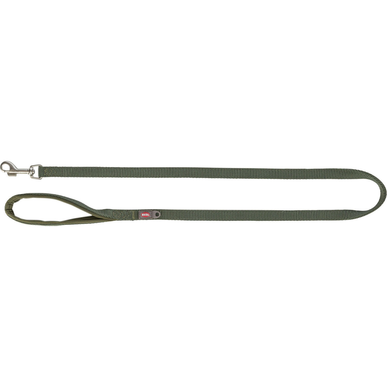 Correa Premium, XS, 1,20 m/10 mm, Oliva-Verde