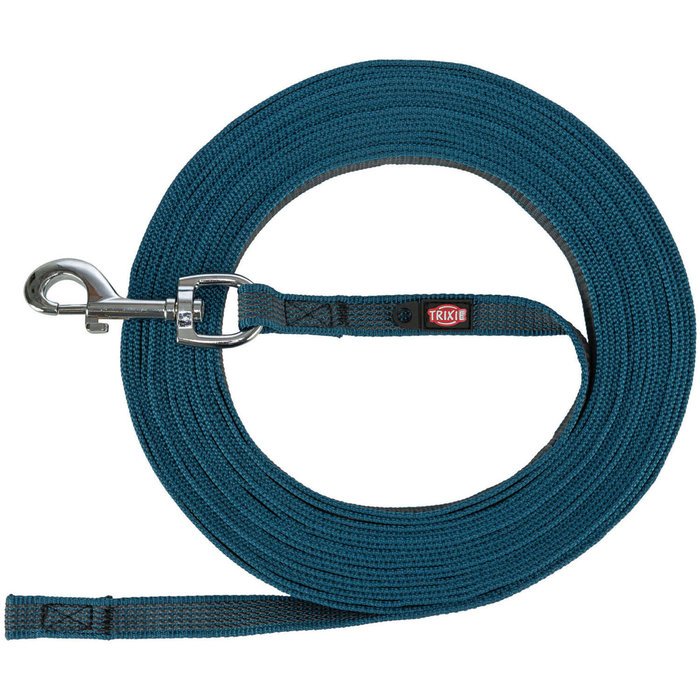 Correa de Rastreo, engomada, L–XL, 5 m/17 mm, Azul petróleo