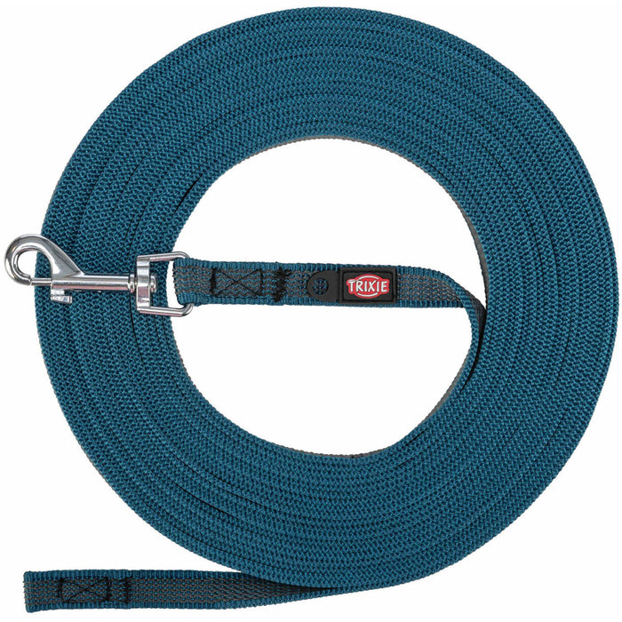 Correa de Rastreo, engomada, S–M, 10 m/15 mm, Azul petróleo