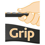 Tracking lead, rubberised, S–M: 5 m/15 mm, sangria