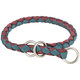Collar de Entrenamiento Cavo, S, 30–36 cm/ø 12 mm, Sangría/Azul petróleo