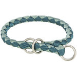 Collar de Entrenamiento Cavo, L–XL, 52–60 cm/ø 18 mm, Azul petróleo/Salvia