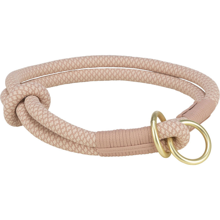 Soft Rope Collar de Educación, XS, 25 cm/ø 6 mm, Rosa/Rosa claro