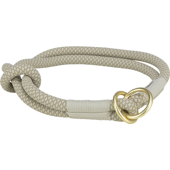 Soft Rope Collar de Educación, XS, 25 cm/ø 6 mm, Gris/Gris claro