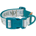 BE NORDIC Collar, extra ancho, M–L, 40–60 cm/38 mm, Azul petróleo