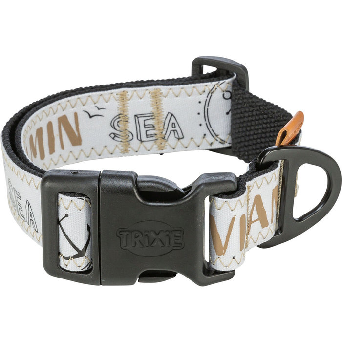 BE NORDIC Collar, extra ancho, M–L, 40–60 cm/38 mm, Negro