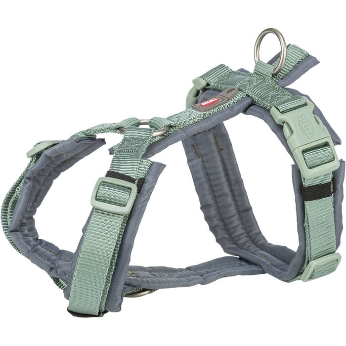 Premium Arnés Trekking, L, 70–85 cm/25 mm, Salvia/Grafito