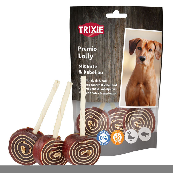 Lolly pato y bacalao, 11 cm, 80 g