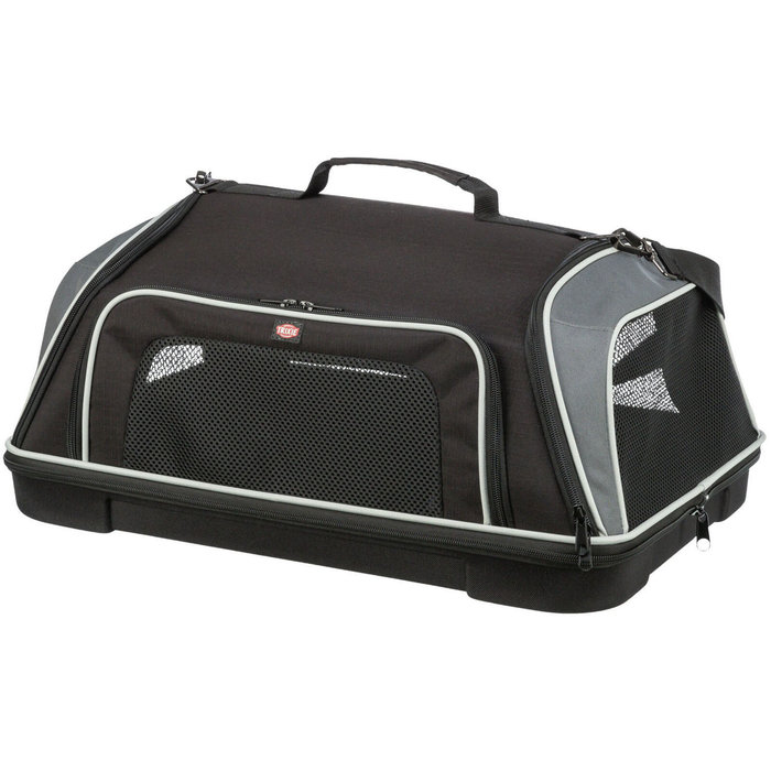 Bolso para Vuelo Airline Boarding, 55 × 23 × 40 cm, Negro/Gris