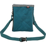 Bolsa de Snacks Twin, 15 × 18 × 2,5 cm, Azul petróleo