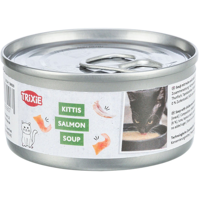 Soup with chicken & salmon, 4 × 80 g