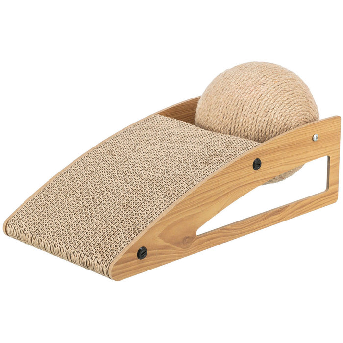 Rampa Rascadora con pelota, 40 × 17 × 20 cm