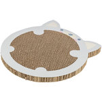Junior Tabla Cartón Rascadora, 31 × 2,5 × 32,5 cm, Gris claro
