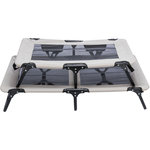 Tumbona para perros, 120 × 19 × 70 cm, Beige/Negro
