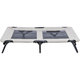 Tumbona para perros, Gris/Negro, 99 × 19 × 60 cm