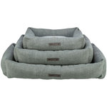 Cama Viviana, 80 × 60 cm, Azul-Gris