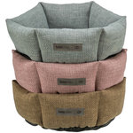 Cama Viviana, ø 50 cm, Azul-Gris