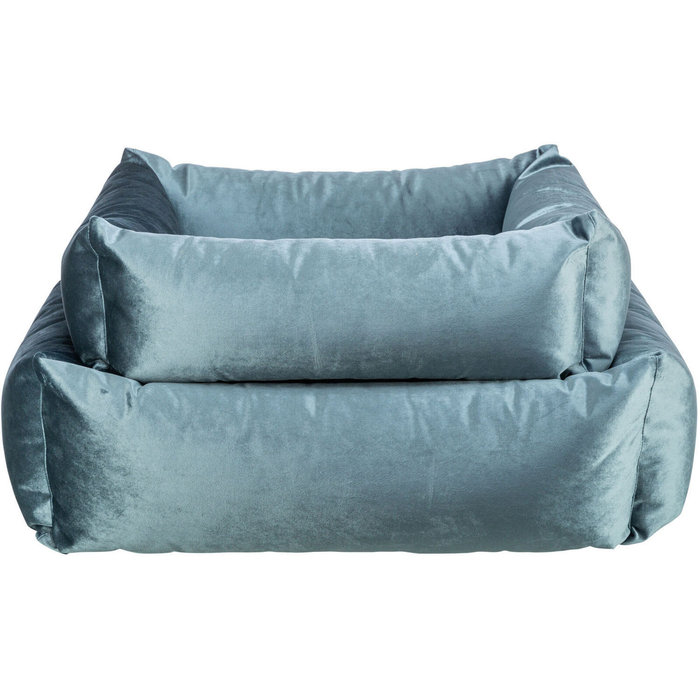 Cama Malia, 80 × 65 cm, Azul-Gris