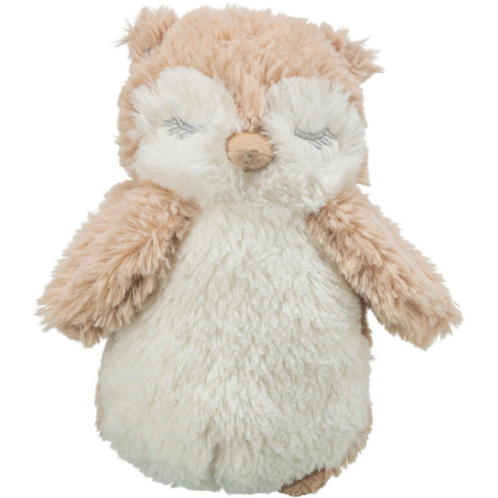 Owl, plush, recycled, 18 cm