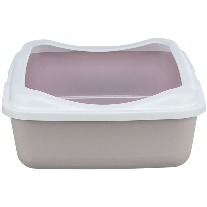Bandeja Higiénica Classic, 37 × 15 × 48 cm, Lila/Blanco