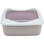 Bandeja Higiénica Classic, 37 × 15 × 48 cm, Lila/Blanco