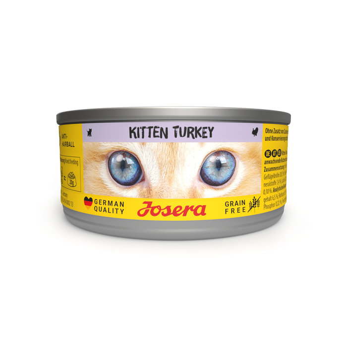 Lata Gato Kitten de Pavo, JOSERA, 85 g