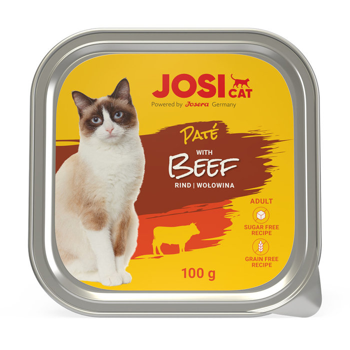 JosiCat Paté con Ternera, 100 g