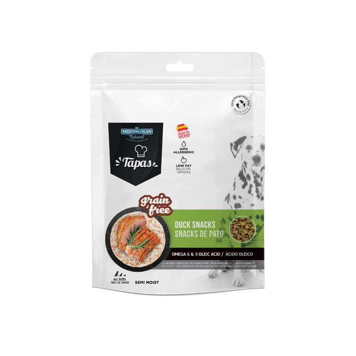 Tapas sin Cereales, MEDITERRANEAN, de Pato, 150 g