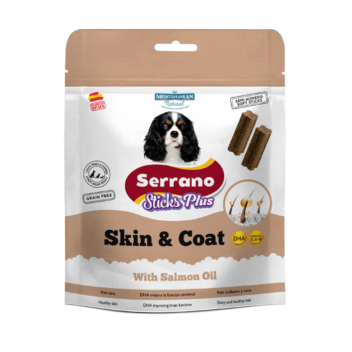 Serrano Sticks Plus Pelo y Piel, MEDITERRANEAN, 110 g